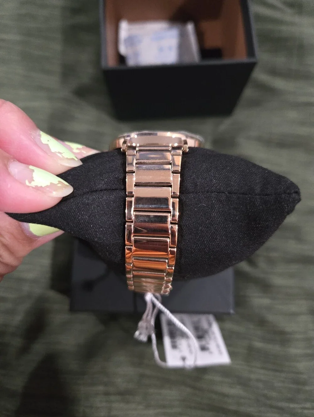 COACH Perry Women’s Rose Gold Tone Stainless Steel Bracelet Watch